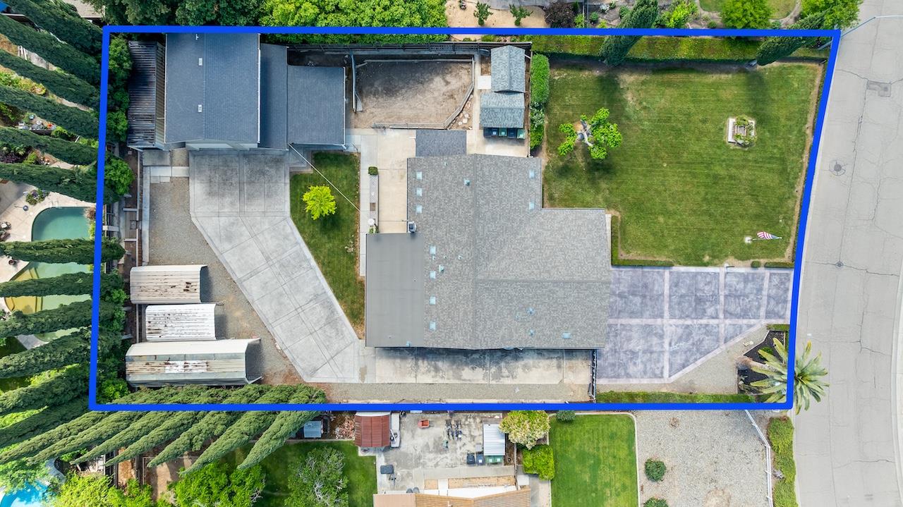 940 Constitution Way Tracy, CA 95376 - Photo 61 of 63 an aerial view of a house with outdoor space and street view