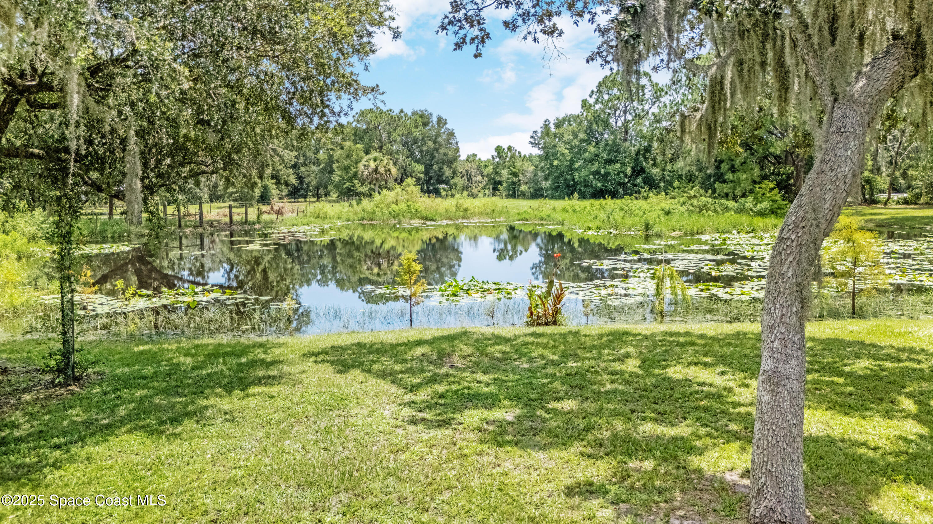 3931 U.S. Rte 1 Mims, FL 32754 - Photo 13 of 47 a backyard of a house with lots of green space and lake view
