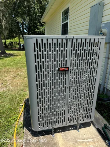 a view of a black gate