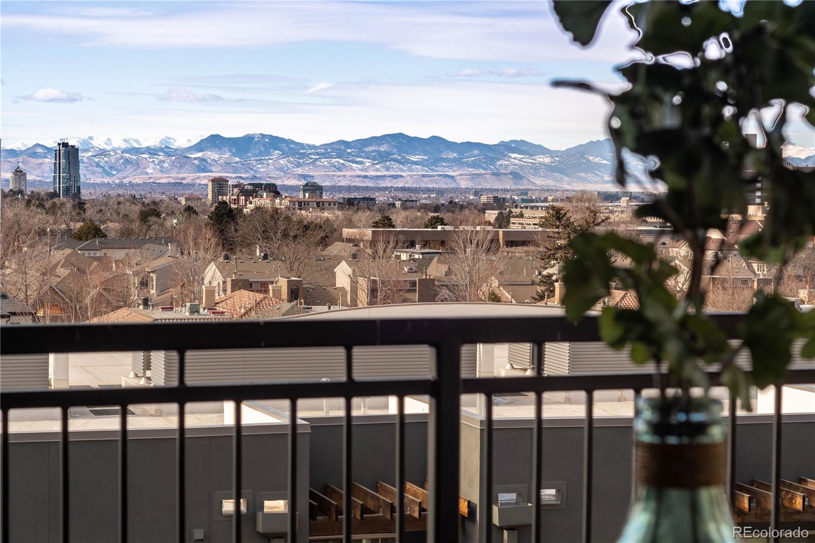 275 South Harrison Street, Unit 602 Denver, CO 80209 - Photo 22 of 33 a view of a balcony with an outdoor seating
