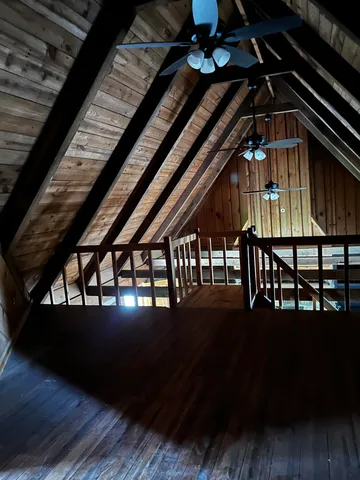 a black and white view of an outdoor space