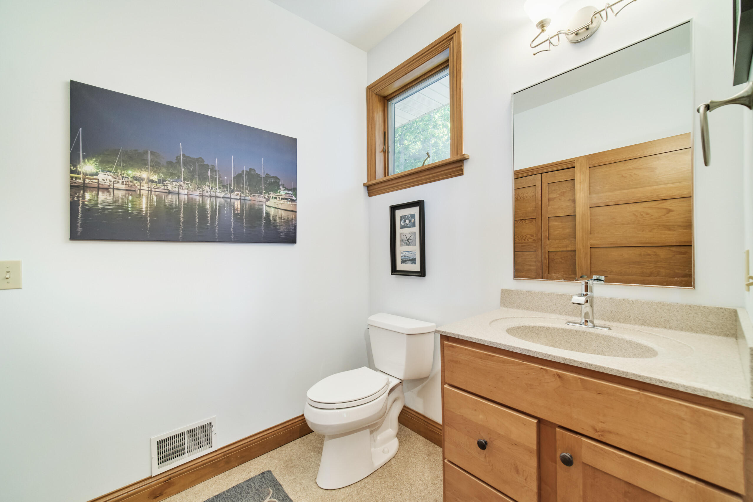 4582 West Fox Farm Road Manistee, MI 49660 - Photo 34 of 80 Half bath with laundry main floor