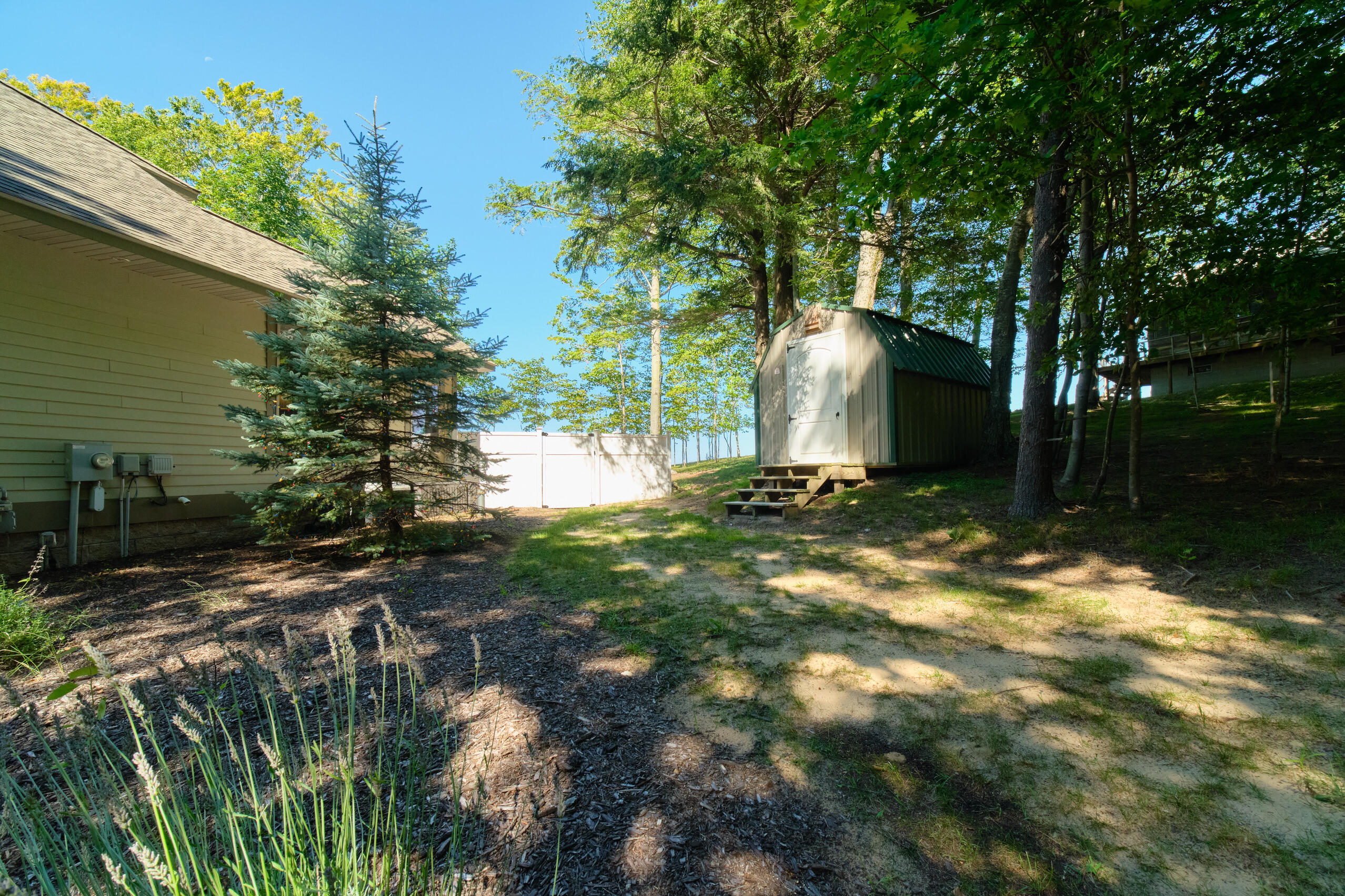4582 West Fox Farm Road Manistee, MI 49660 - Photo 66 of 80 8 X 12 vinyl shed matches house
