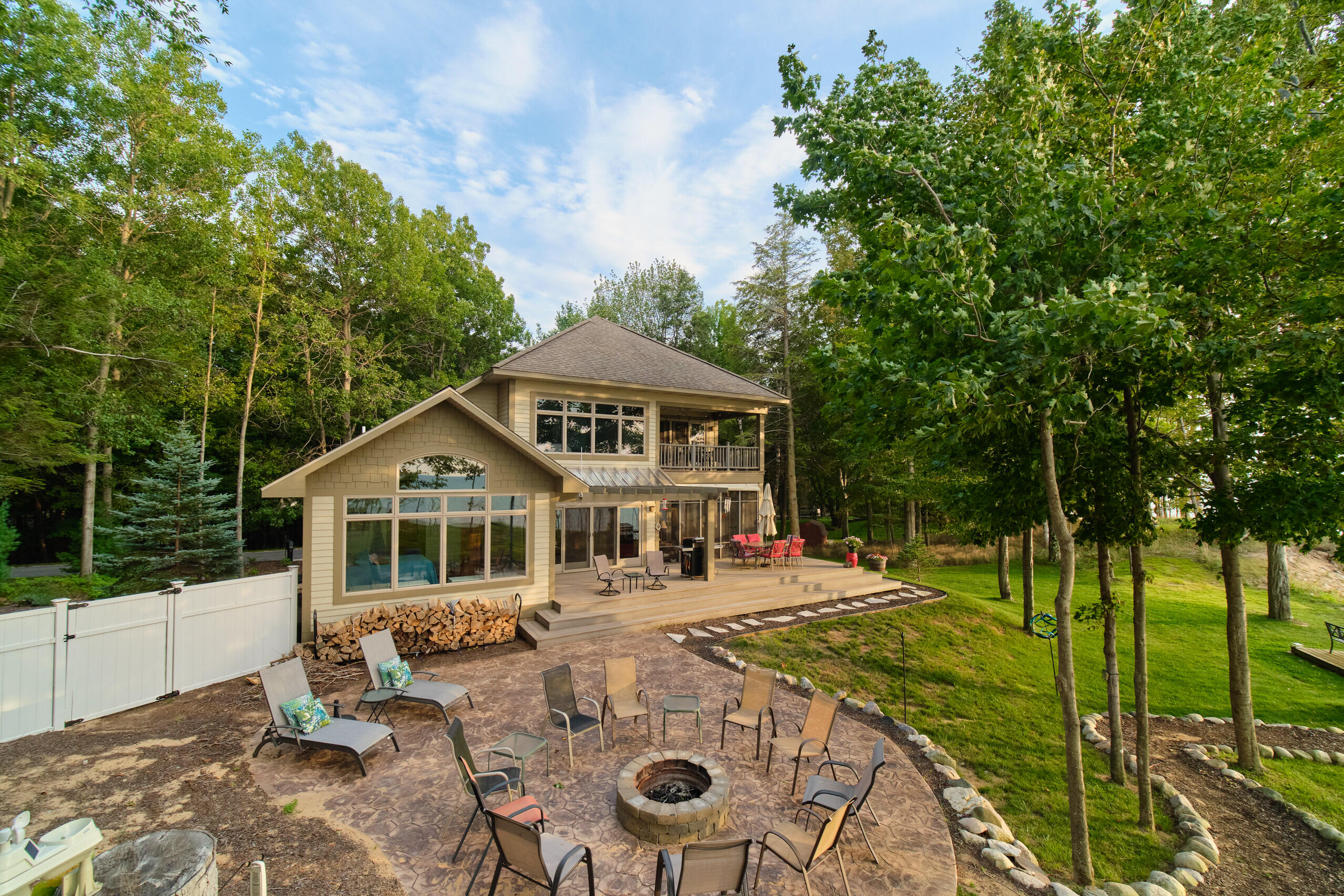 4582 West Fox Farm Road Manistee, MI 49660 - Photo 7 of 80 New hardscape landscaping in 2016
