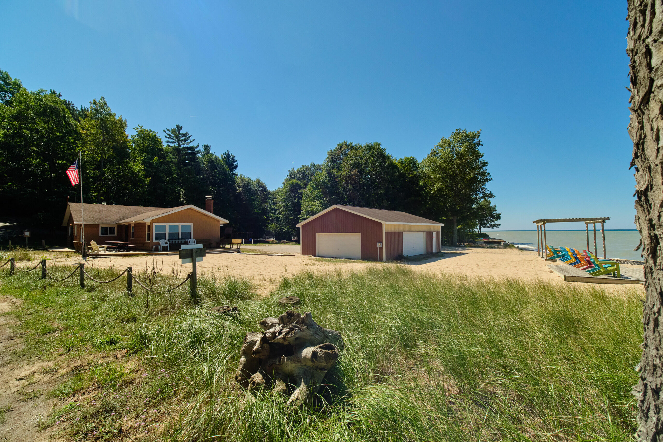 4582 West Fox Farm Road Manistee, MI 49660 - Photo 72 of 80 Beach area clubhouse