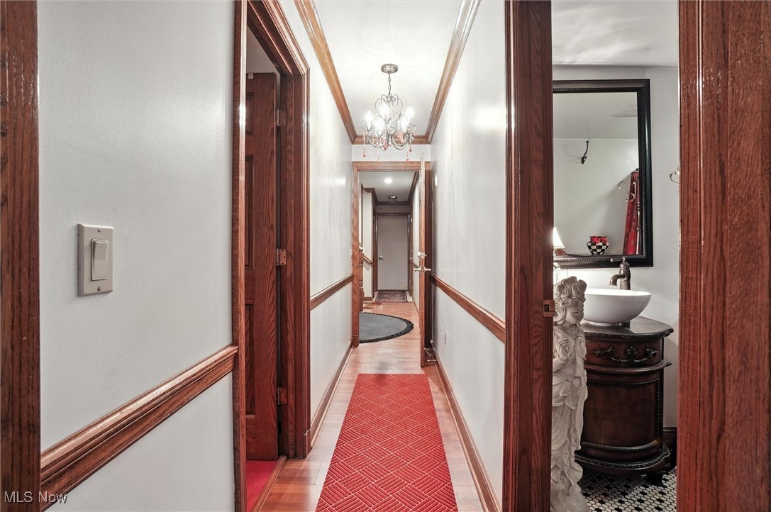 9710 Wilson Mills Road Chardon, OH 44024 - Photo 34 of 50 Lower level hallway