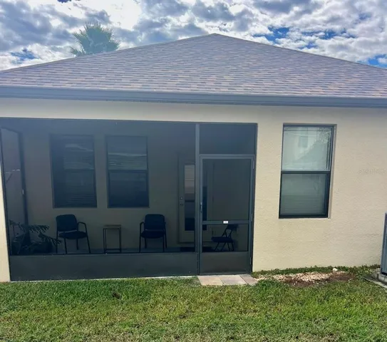 a view of front door