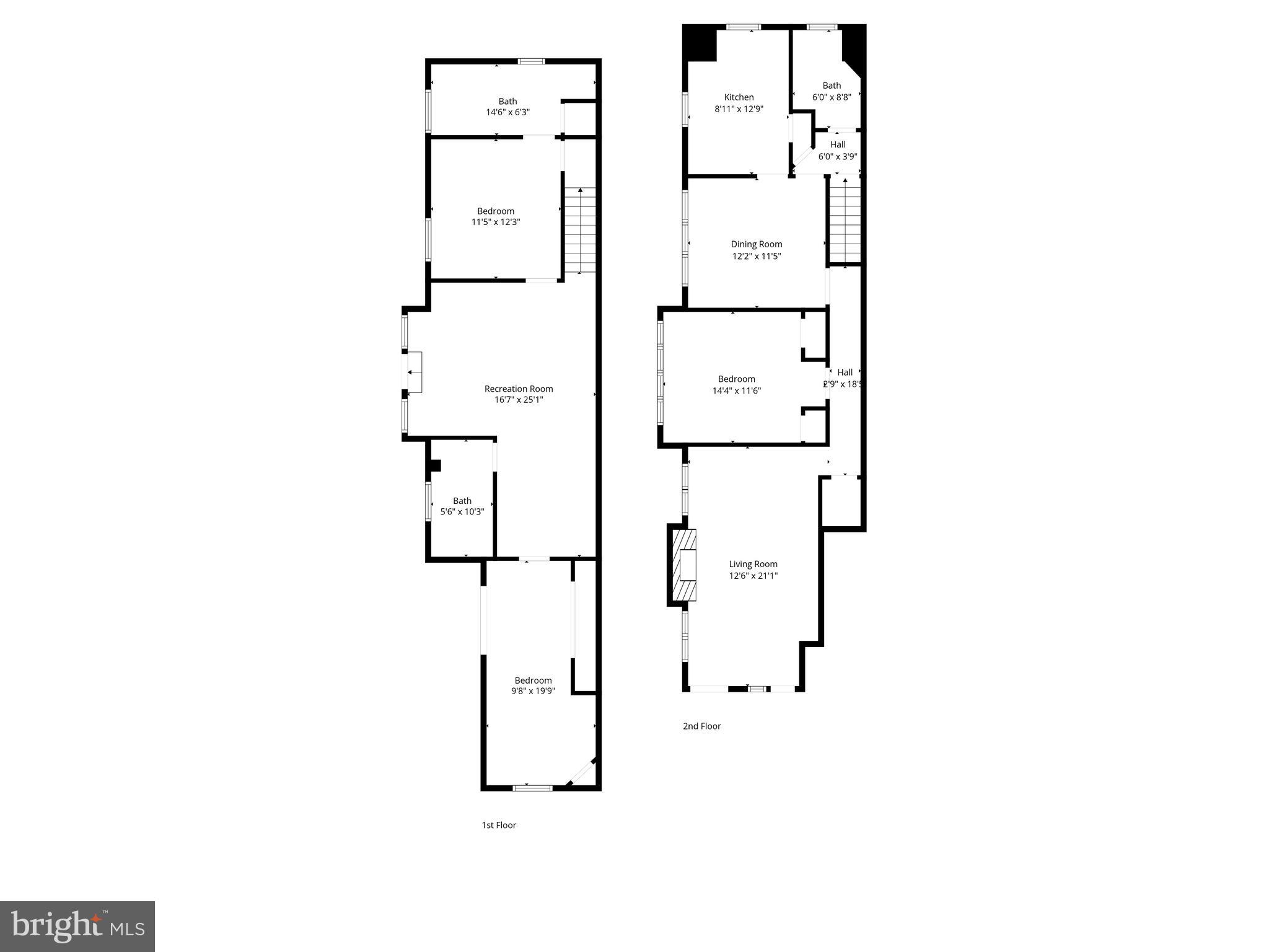 412 West Maple Avenue Merchantville, NJ 08109 - Photo 57 of 58 a picture of a floor plan