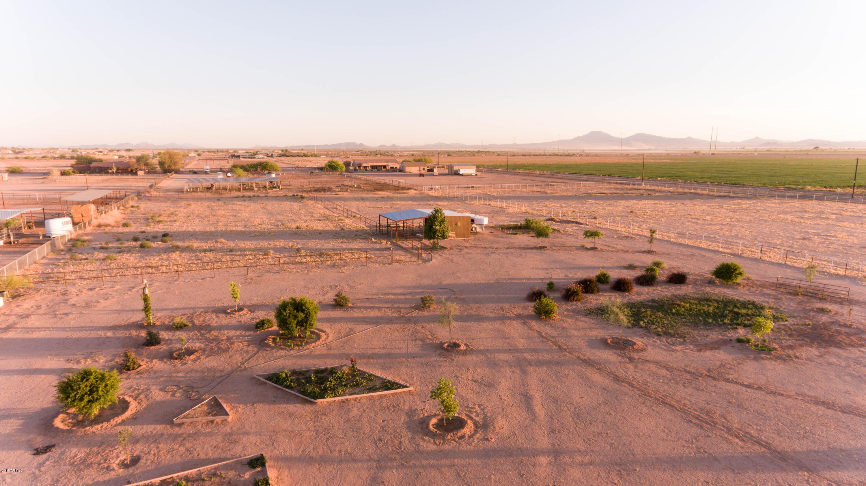35035 West Teel Road Stanfield, AZ 85172 - Photo 51 of 58 Aerial of Backyard Looking South