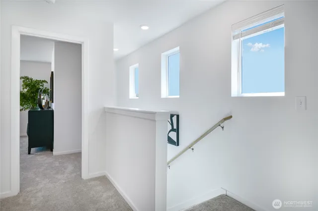 a view of entryway with a hallway