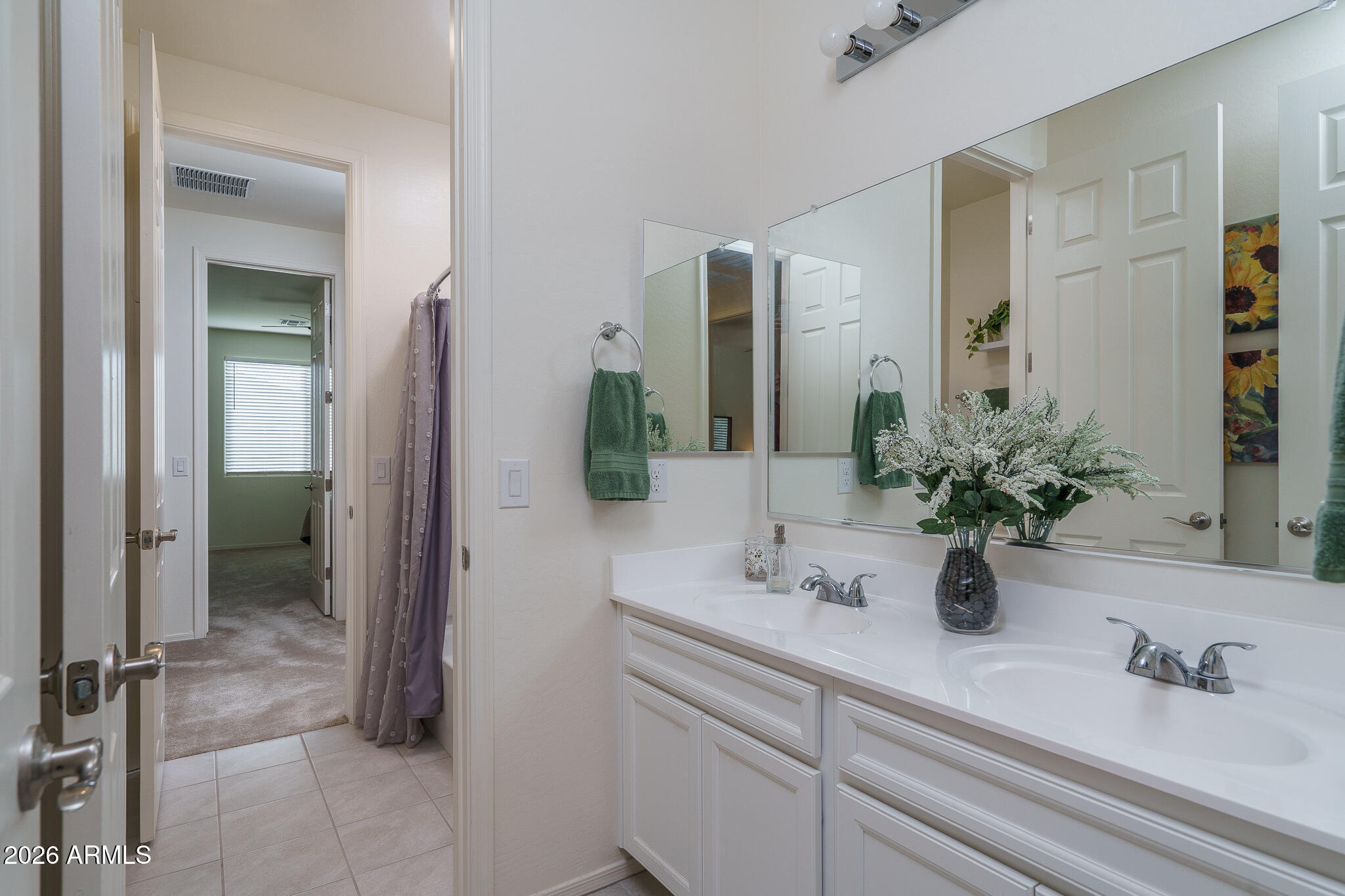 17851 West Red Fox Road Surprise, AZ 85387 - Photo 19 of 42 a bathroom with a sink and a mirror