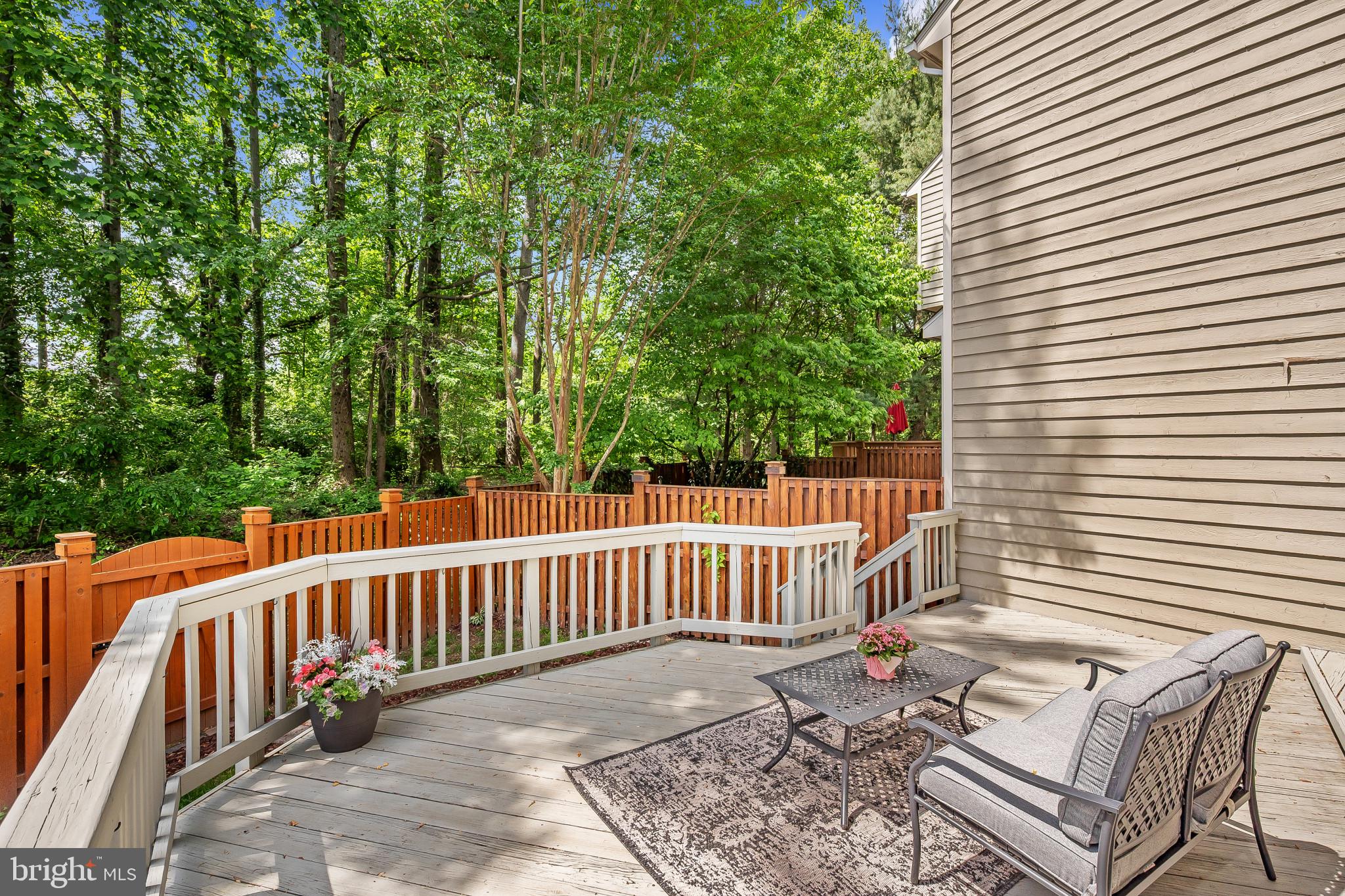 1242 Weatherstone Court Reston, VA 20194 - Photo 34 of 40 a view of a bench in the roof deck