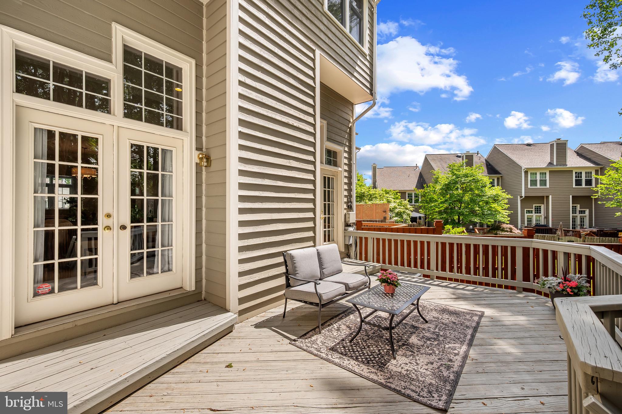 1242 Weatherstone Court Reston, VA 20194 - Photo 36 of 40 a view of a chair on the roof deck
