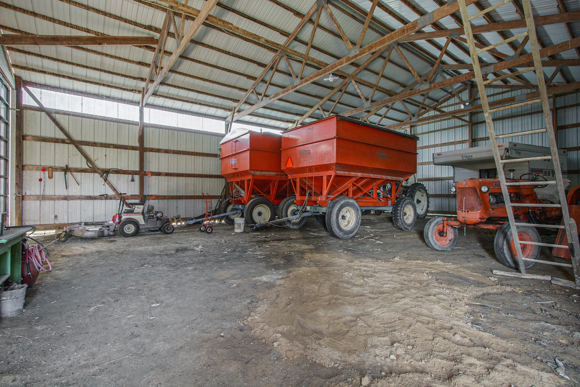 4985 West Gilpin Road Three Oaks, MI 49128 - Photo 26 of 37 Interior of Pole Barn