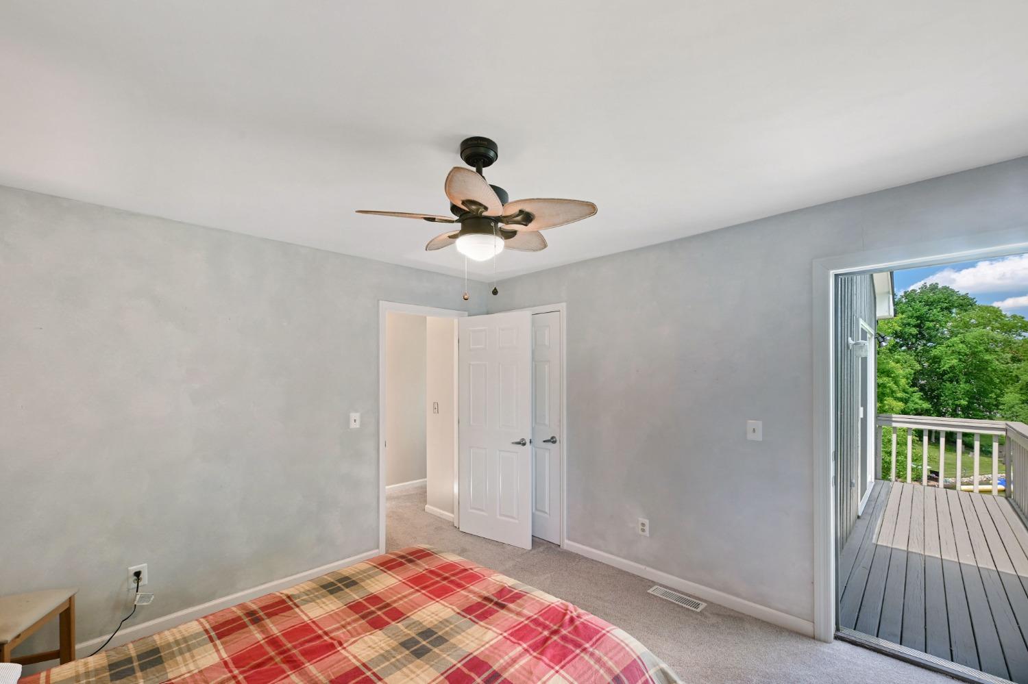 1236 Monteray Circle Lawrenceburg, IN 47025 - Photo 50 of 66 Bedroom #3 (Second floor) with walkout to deck overlooking the lake