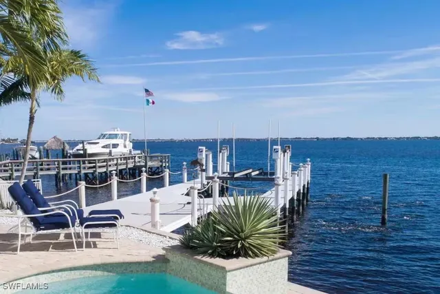 a view of a terrace with chairs