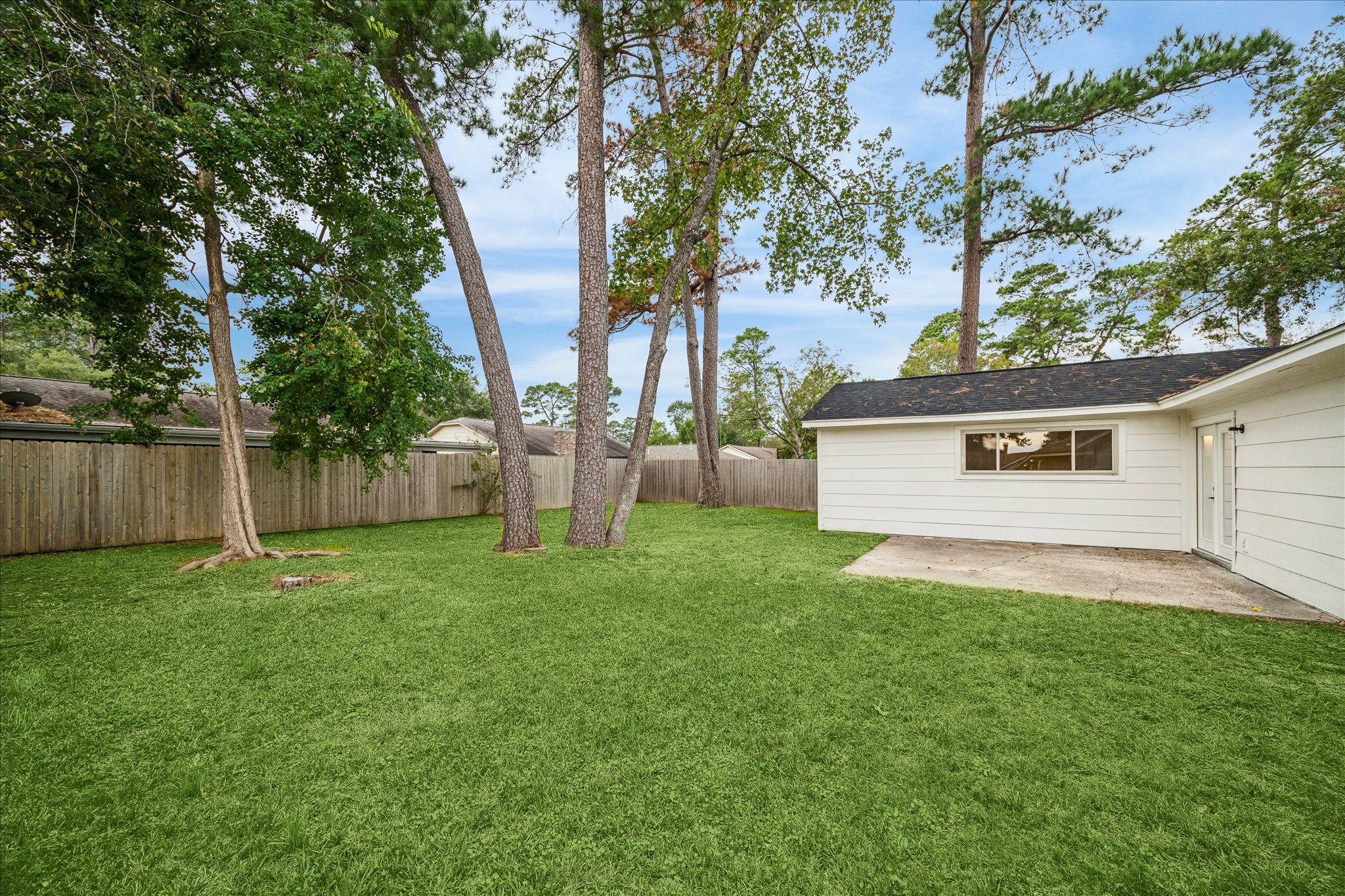 3623 Acorn Way Lane Spring, TX 77389 - Photo 22 of 22 a view of backyard of house with green space