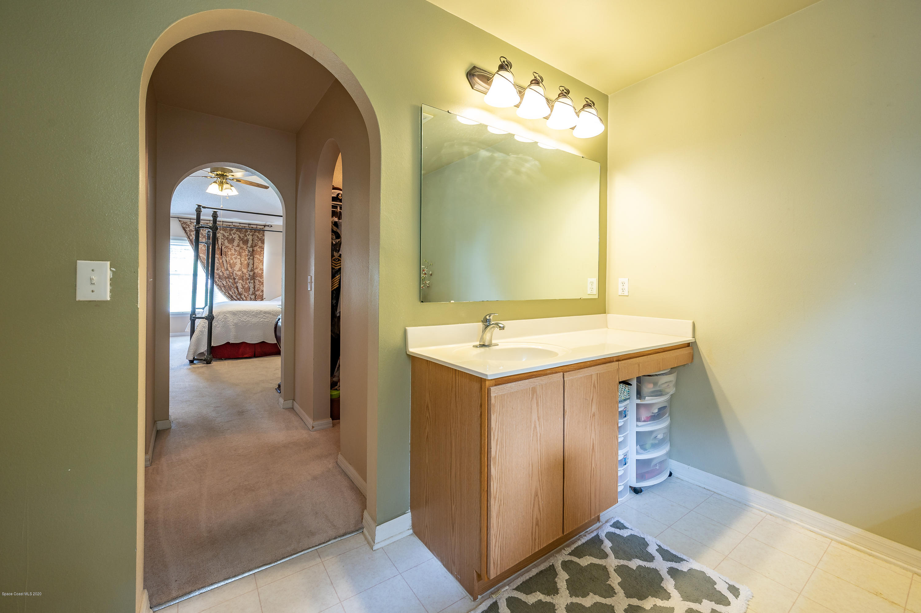 6735 Bryant Road Cocoa, FL 32927 - Photo 18 of 28 Master Bath Sink with Vanity