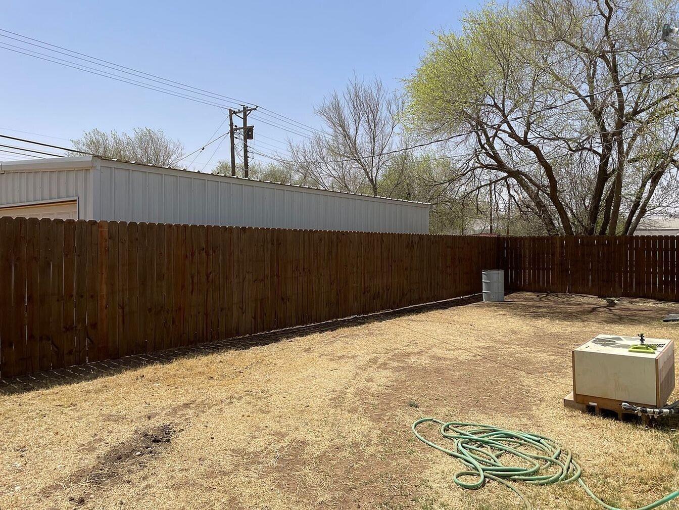 1301 41st Street Lubbock, TX 79412 - Photo 8 of 8 a backyard of a house