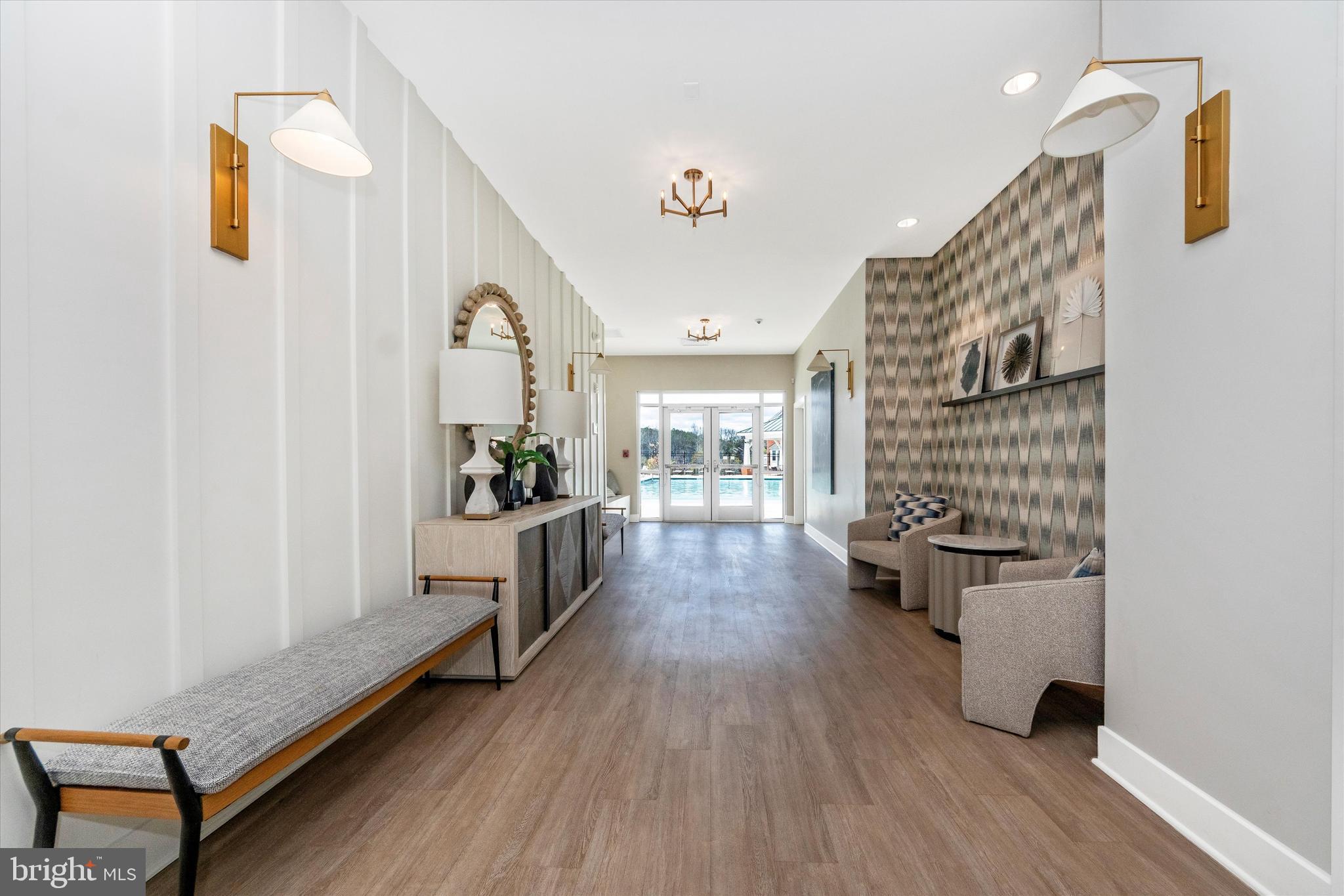 7920 Potter Place, Unit 920B Elkridge, MD 21075 - Photo 56 of 57 a living room with furniture and a wooden floor