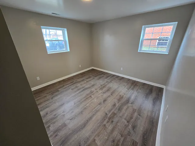 wooden floor in an empty room