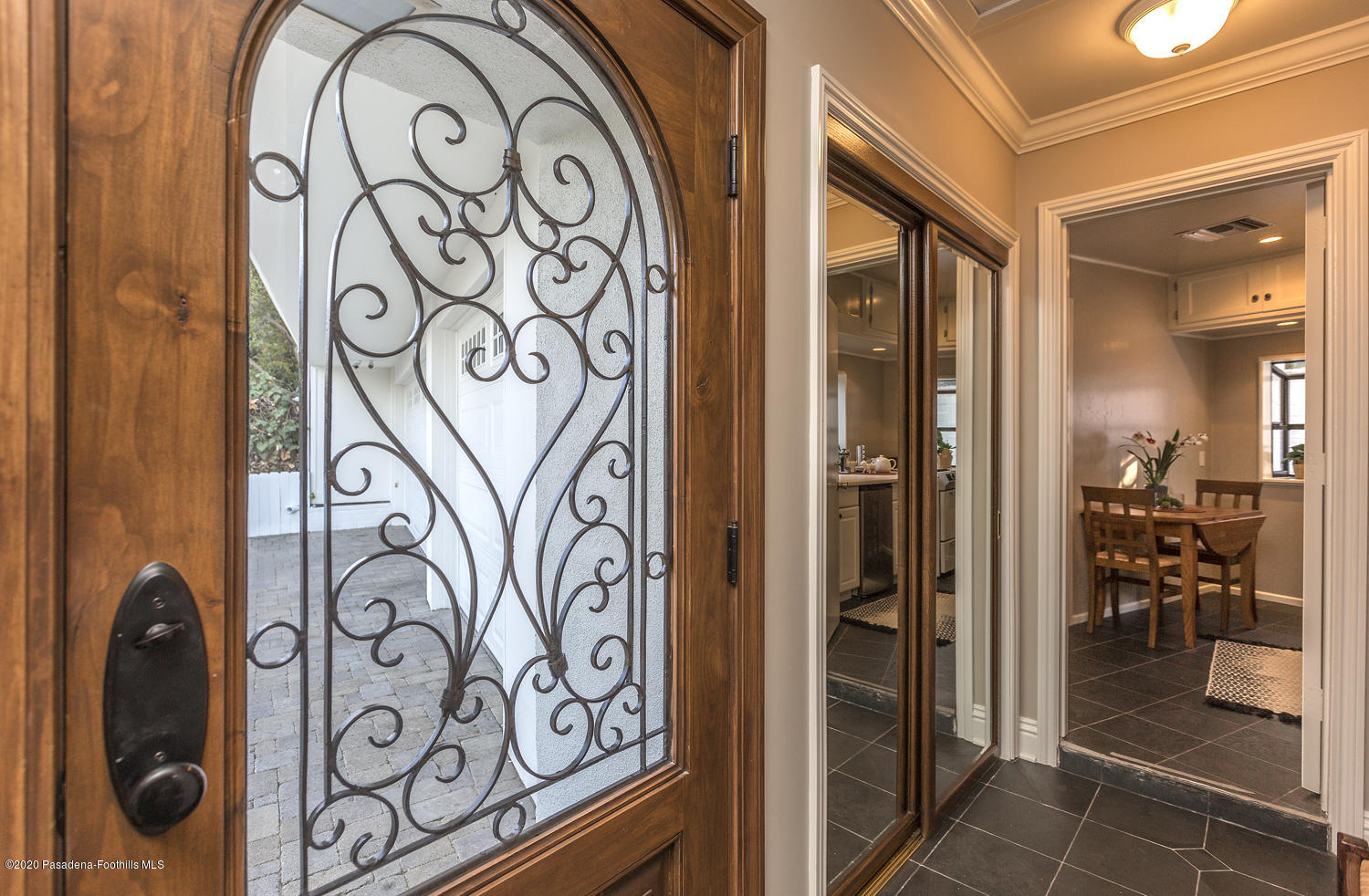 1175 Arden Road Pasadena, CA 91106 - Photo 26 of 30 a bathroom with a mirror and a shower