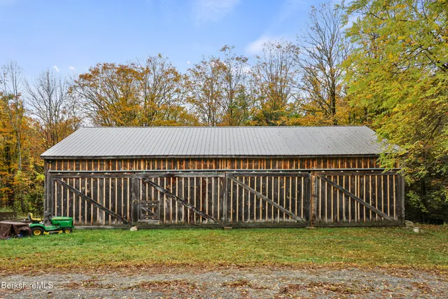 a view of a yard with trees