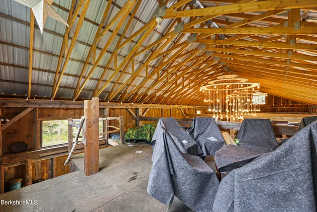 a view of backyard with green space