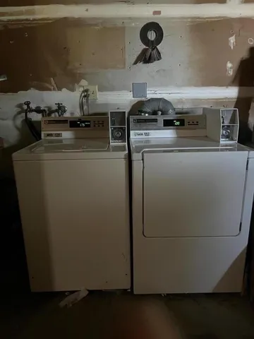 a close view of water heater room