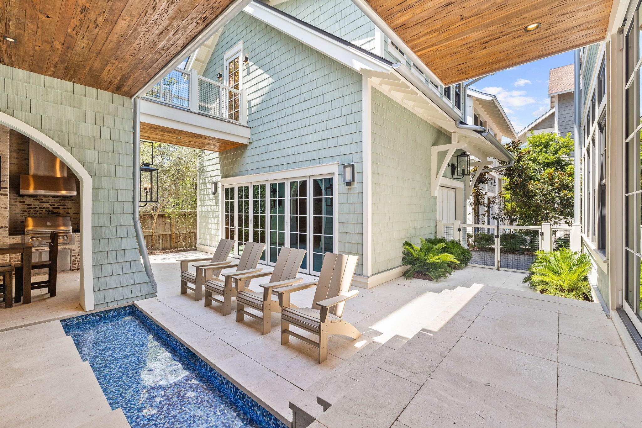 58 Coopersmith Ln Inlet Beach Inlet Beach, FL 32461 - Photo 28 of 130 a building outdoor space with patio furniture and potted plants