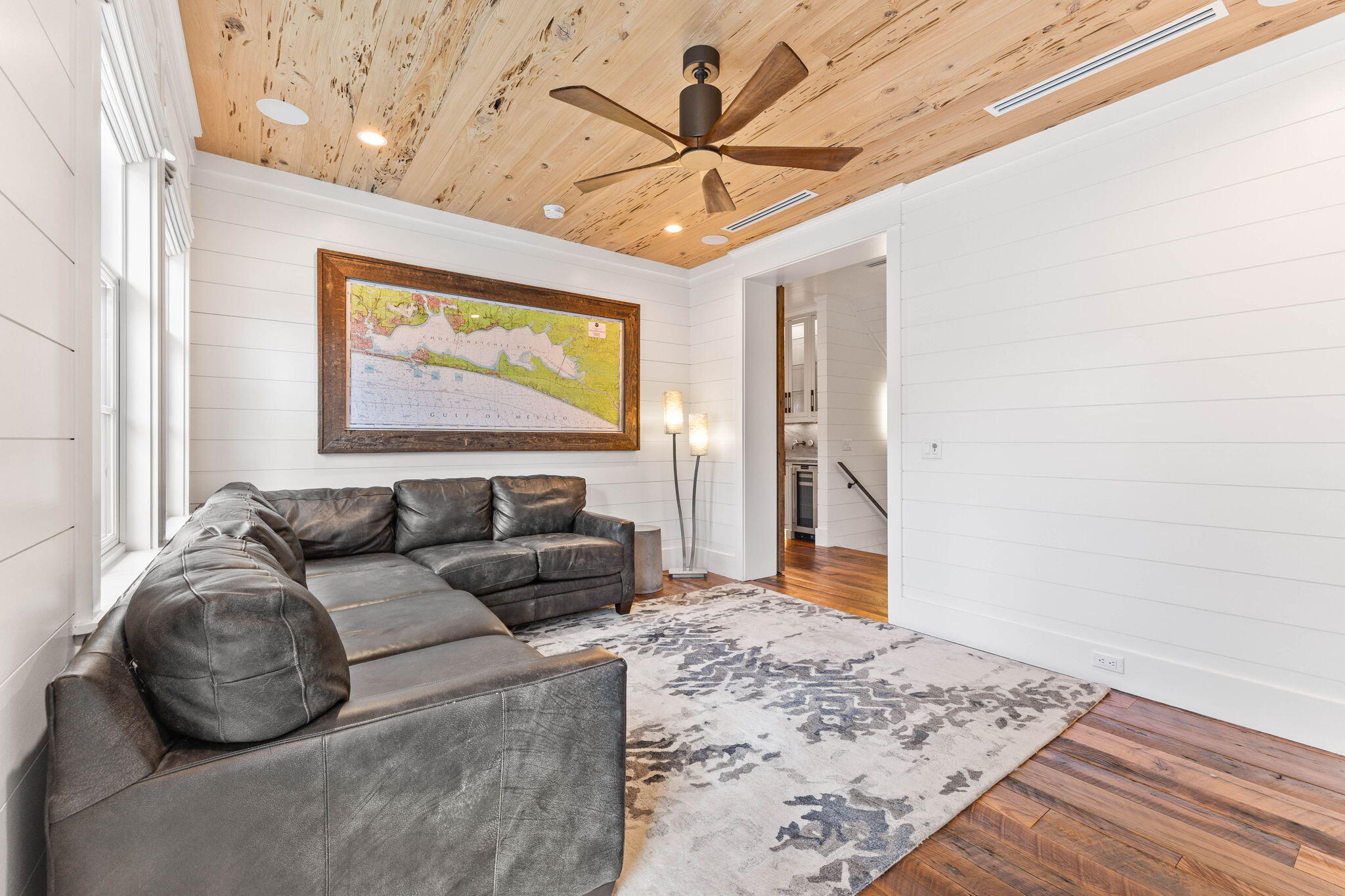 58 Coopersmith Ln Inlet Beach Inlet Beach, FL 32461 - Photo 82 of 130 a living room with furniture and a rug