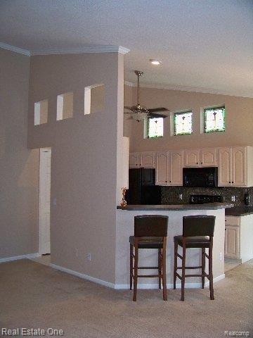 Kitchen With Snack Bar