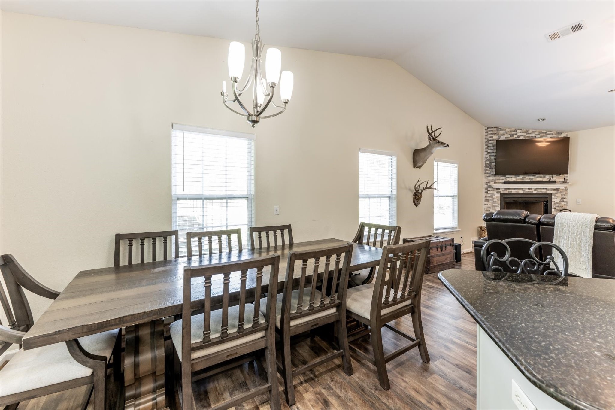 50 Canary Street Point Blank, TX 77364 - Photo 18 of 33 a view of a dining room with furniture window and outside view
