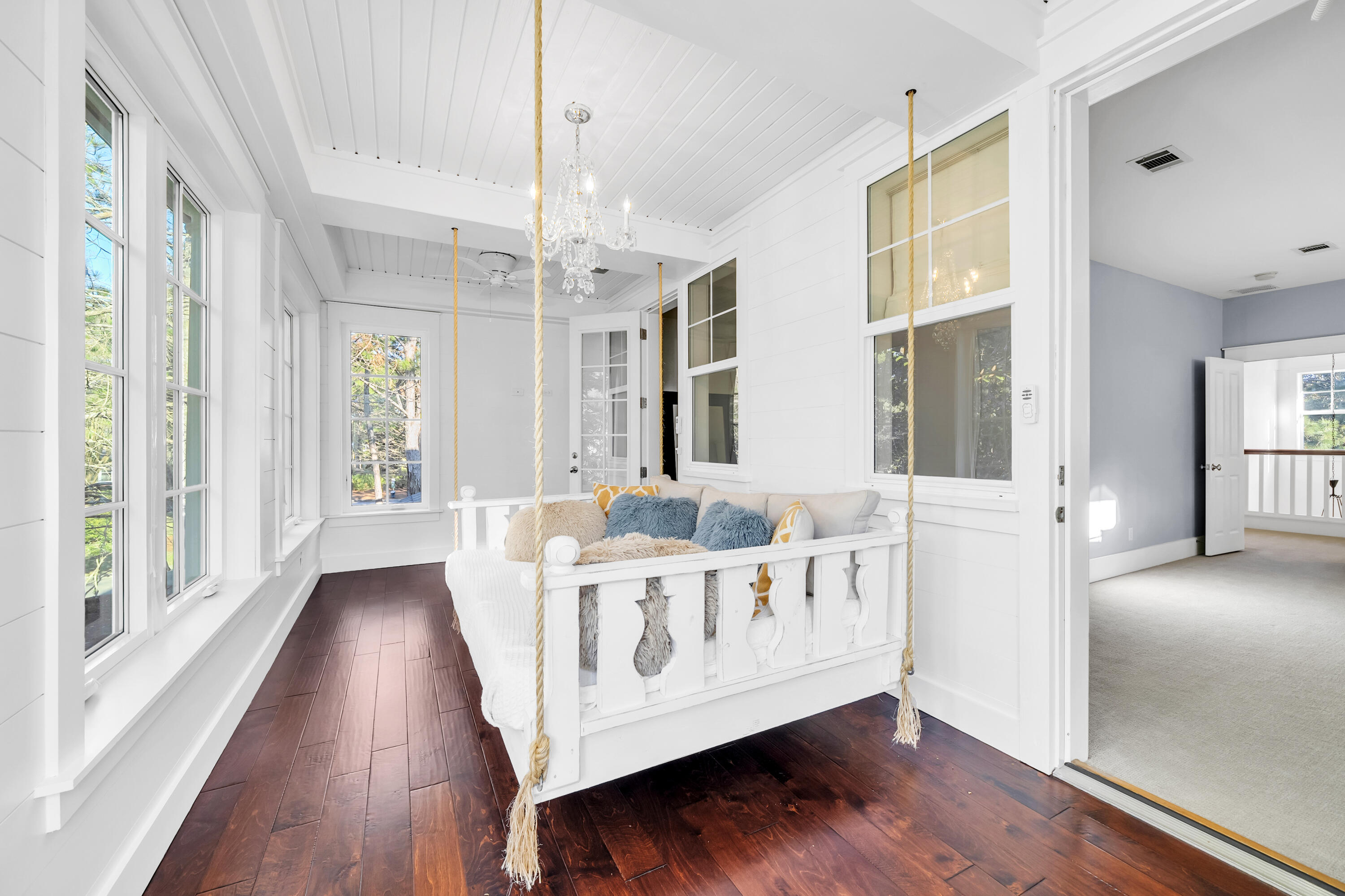 1303 Laurel Way Miramar Beach, FL 32550 - Photo 41 of 77 a view of a bedroom with wooden floor