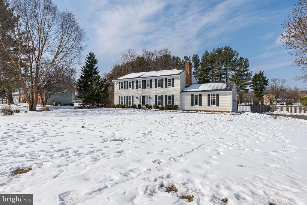 2510 Little River Road Haymarket, VA 20169 - Photo 35 of 39 a front view of a house with a yard covered with snow