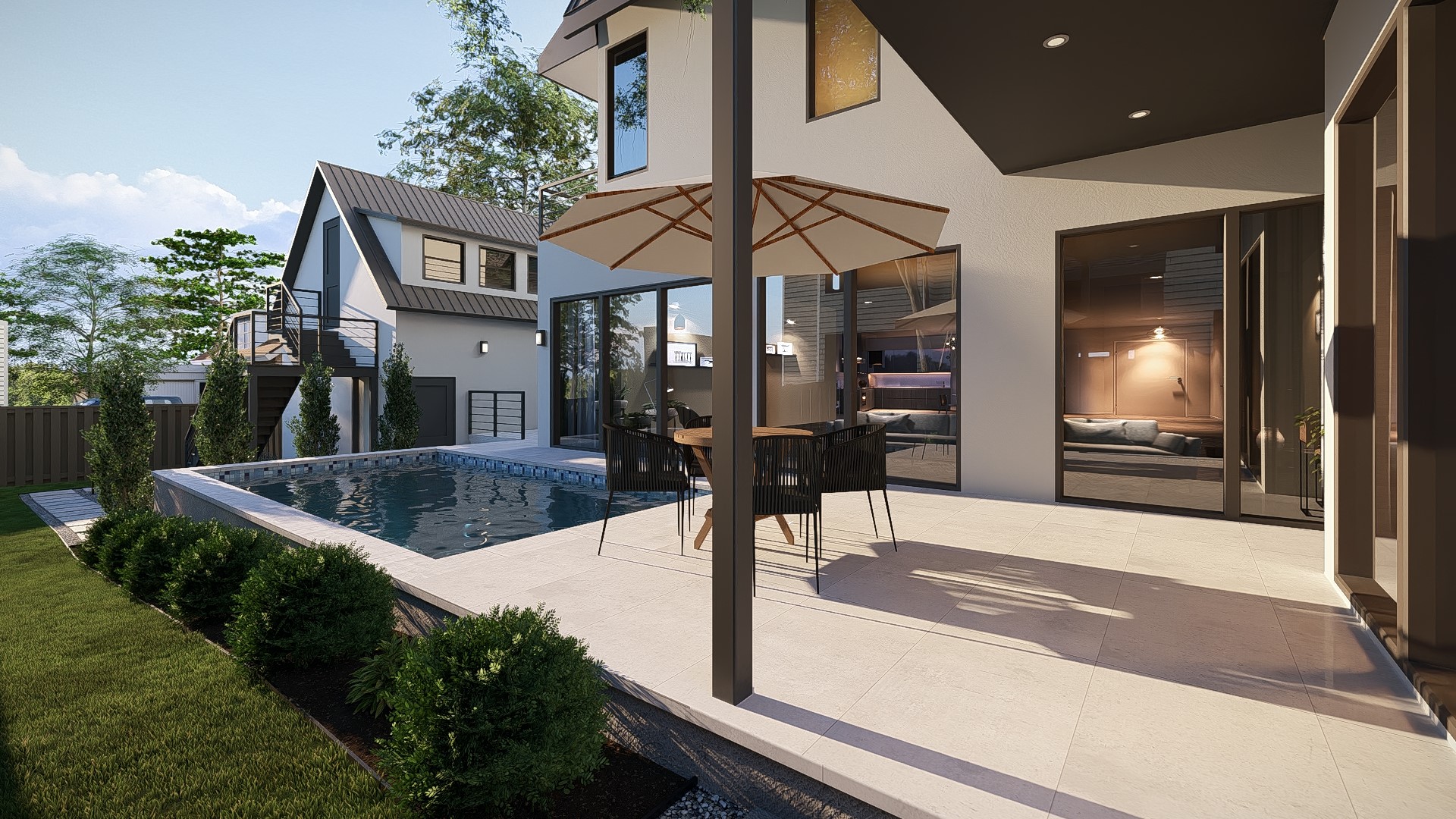 2014 East 10th Street Austin, TX 78702 - Photo 2 of 19 Rear view of house with a patio and stucco siding