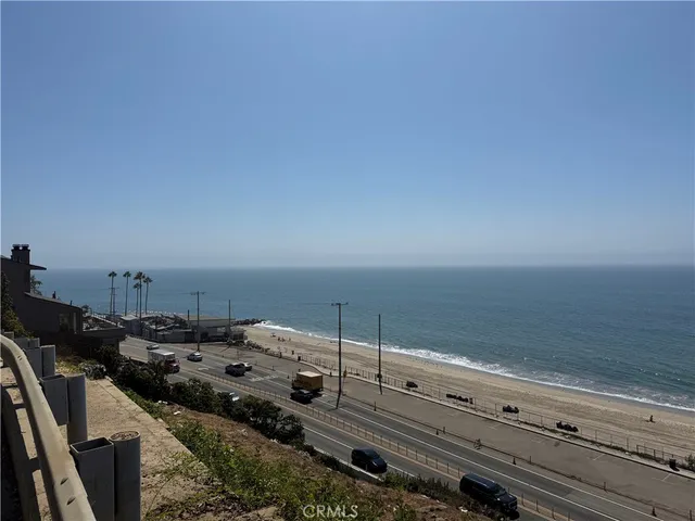 a view of roof and wooden floor