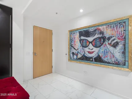 a view of a dining room with furniture wooden floor and chandelier