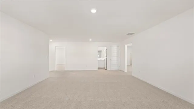 a view of an empty room