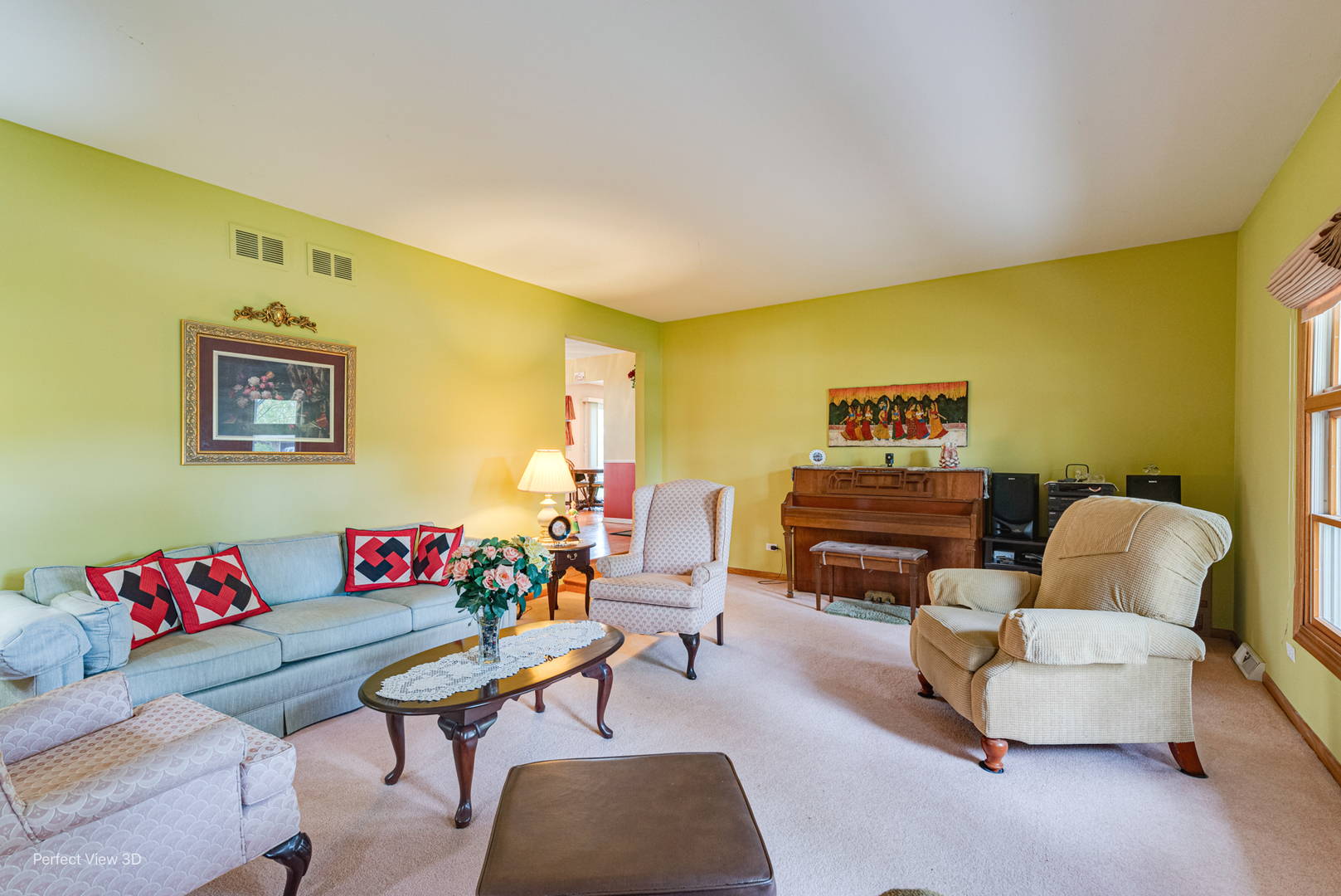 400 Illinois Road Frankfort, IL 60423 - Photo 5 of 24 a living room with furniture and a dining room