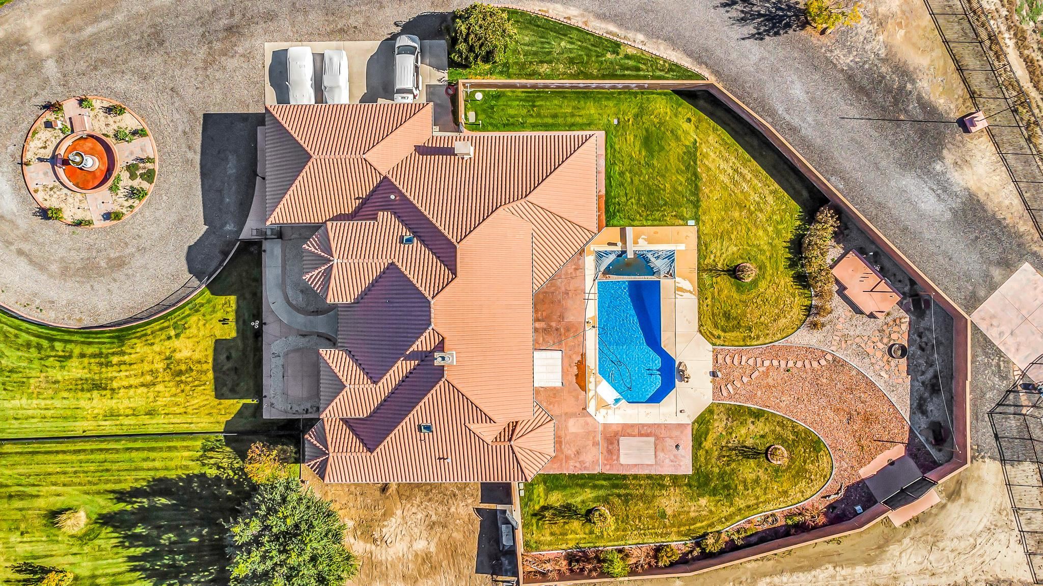 2224 H Road Grand Junction, CO 81505 - Photo 4 of 42 an aerial view of a house with a swimming pool