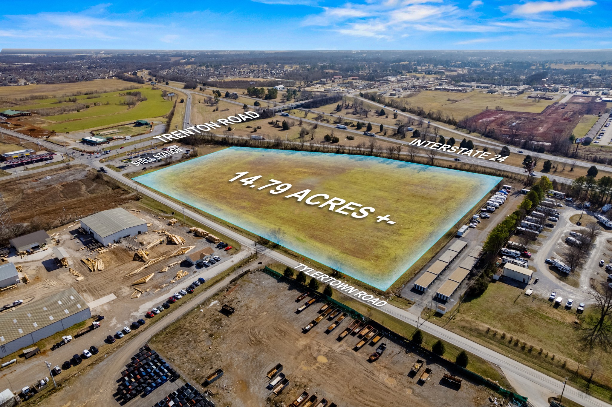 0 Tylertown Road Clarksville, TN 37040 - Photo 13 of 17 an aerial view of a city