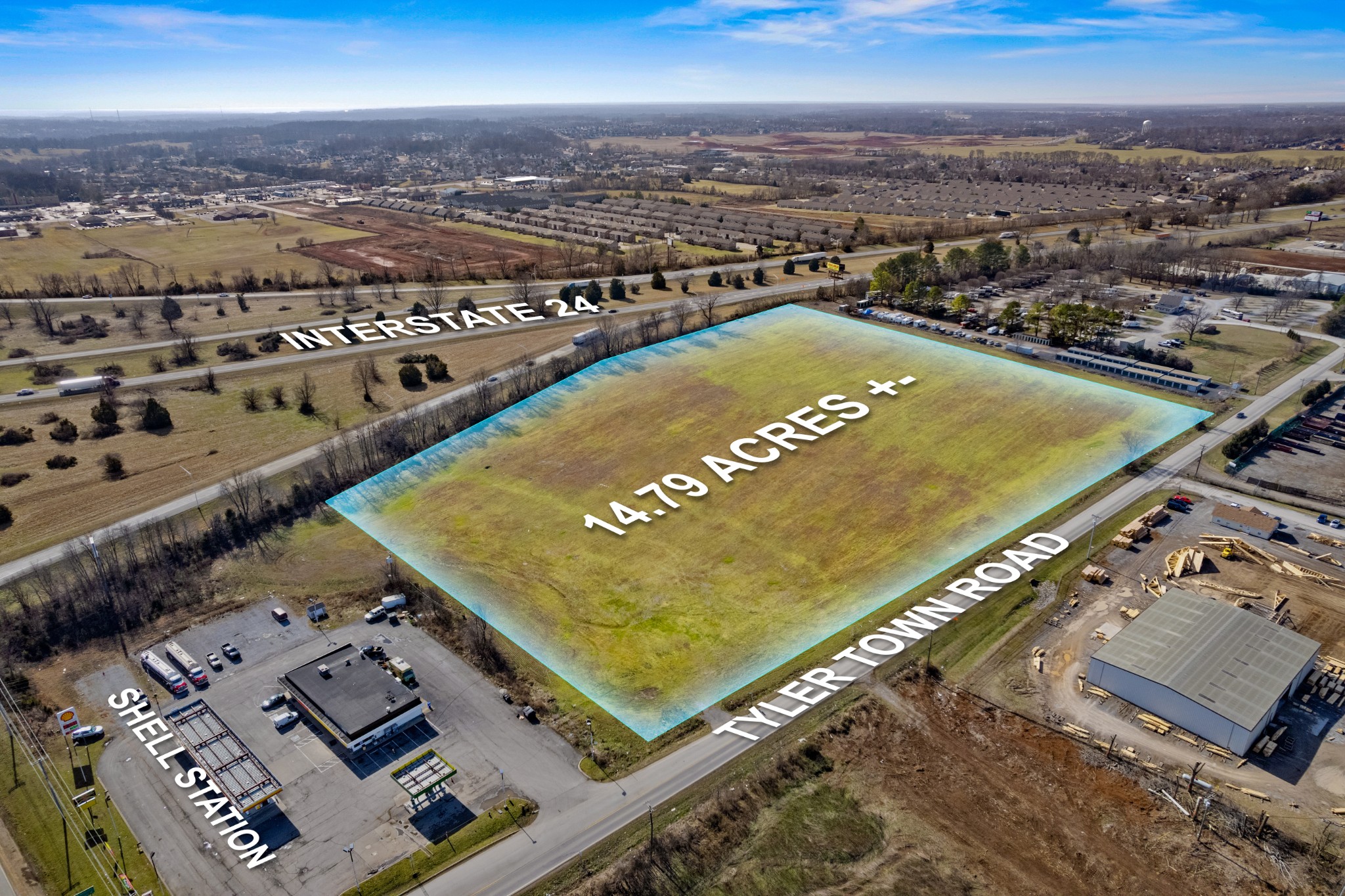 0 Tylertown Road Clarksville, TN 37040 - Photo 14 of 17 an aerial view of a city