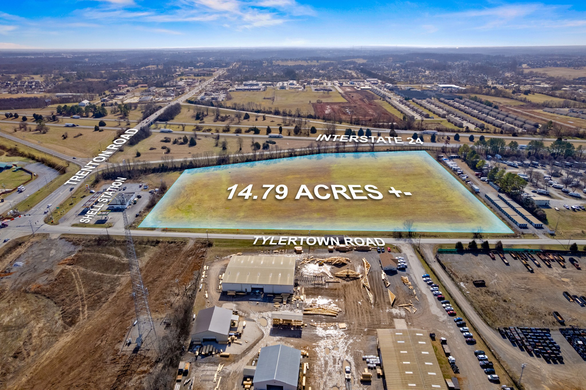 0 Tylertown Road Clarksville, TN 37040 - Photo 15 of 17 an aerial view of a city