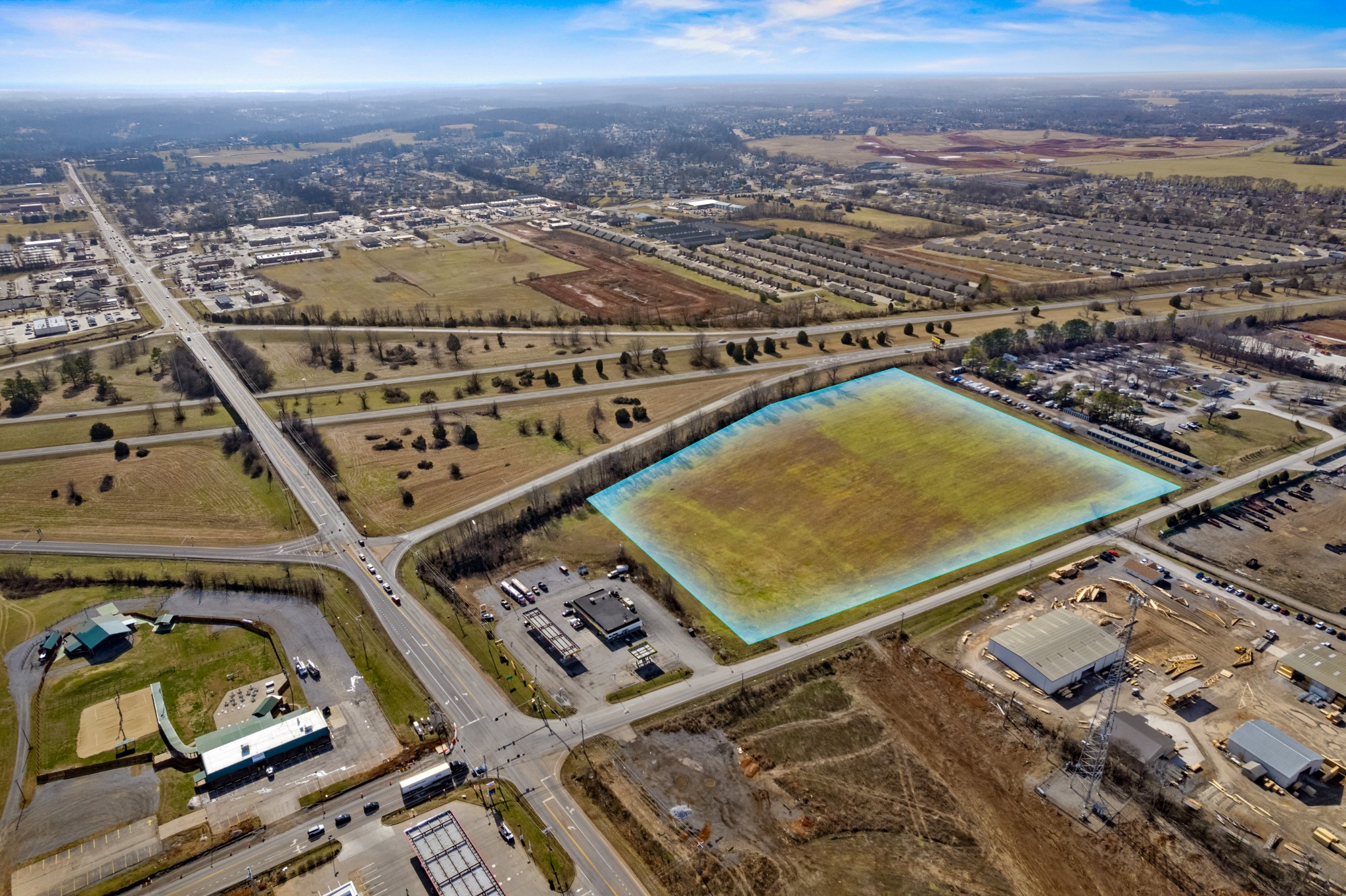 0 Tylertown Road Clarksville, TN 37040 - Photo 17 of 17 an aerial view of residential houses with outdoor space