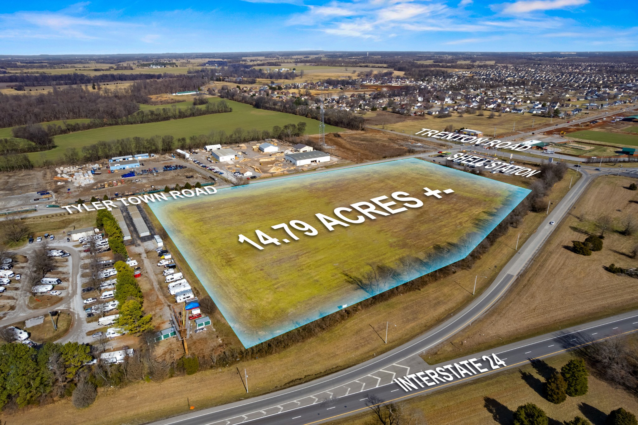 0 Tylertown Road Clarksville, TN 37040 - Photo 4 of 17 an aerial view of a city