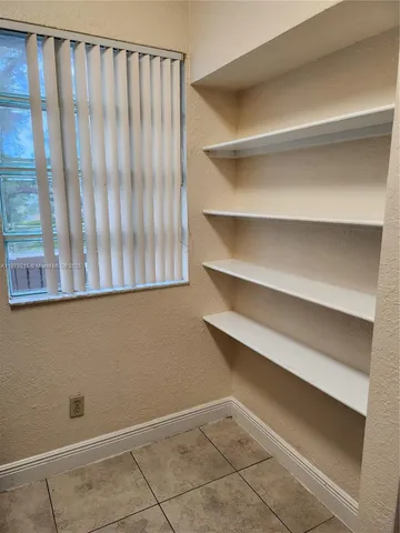 a view of a room with shelf