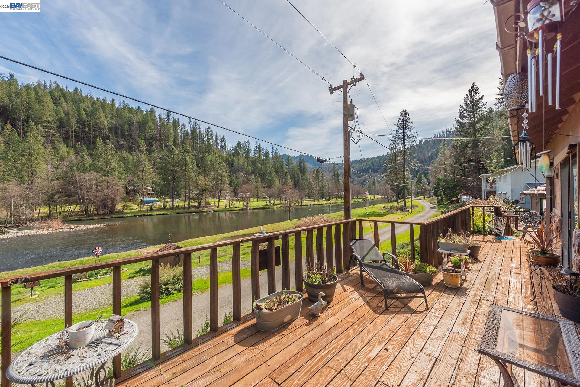 2393 Poker Bar Road Douglas City, CA 96024 - Photo 31 of 52 a view of balcony with wooden floor and outdoor space