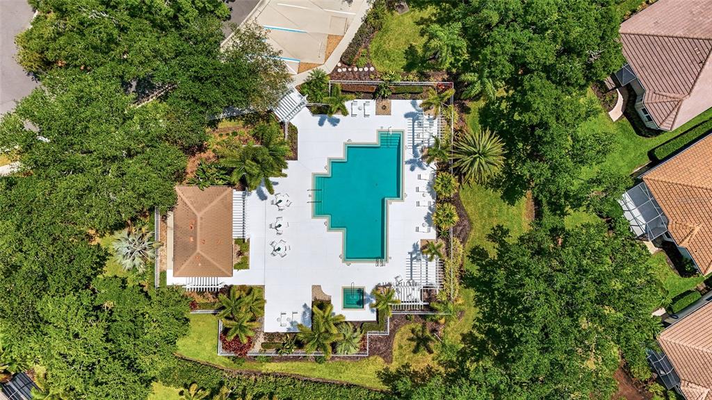 7822 Troon Court Lakewood Ranch, FL 34202 - Photo 67 of 83 an aerial view of a house with outdoor space