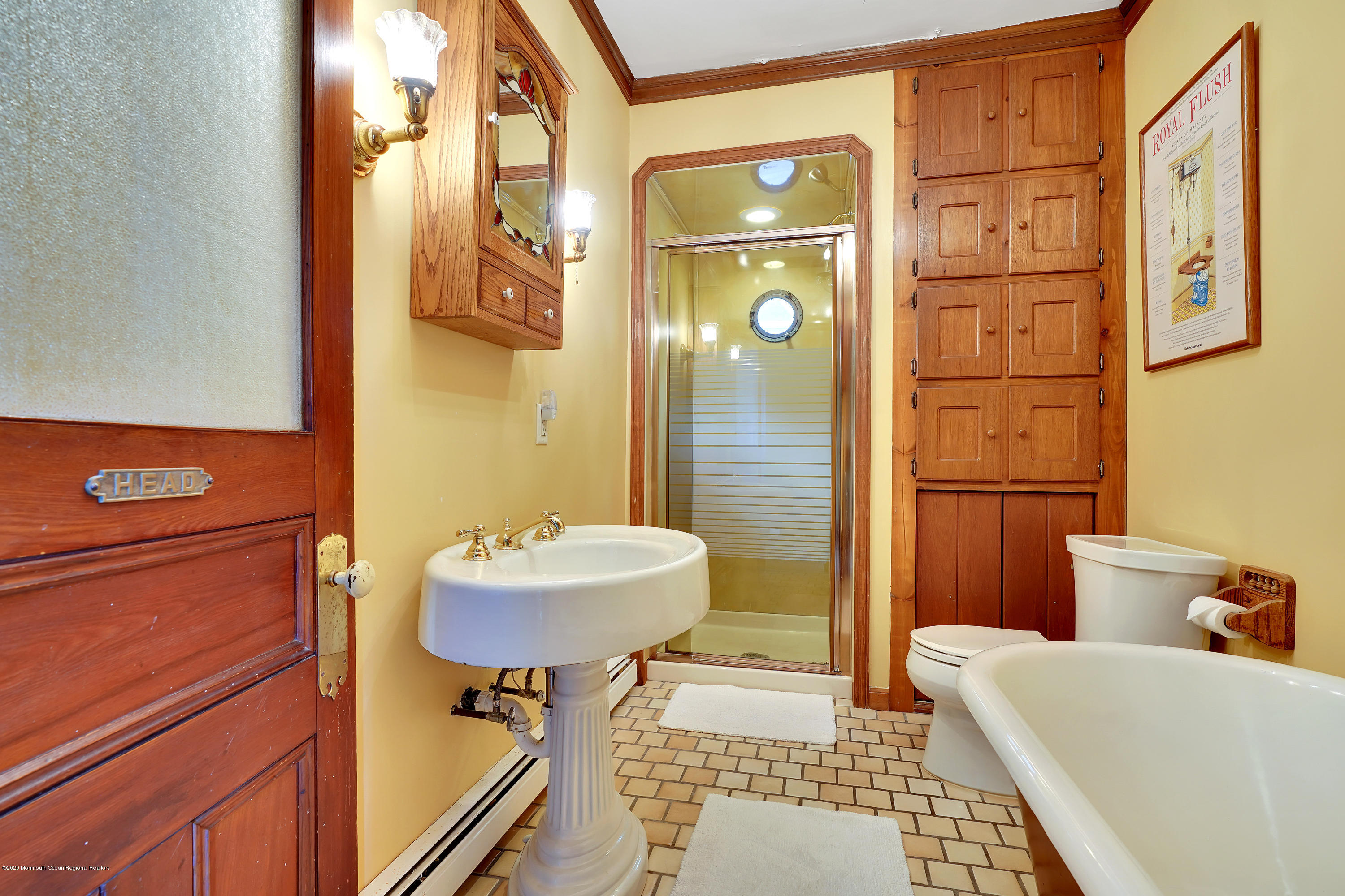 19 Ocean Avenue Ocean Grove, NJ 07756 - Photo 35 of 80 2nd Full BA w/Shower & Claw Foot Tub